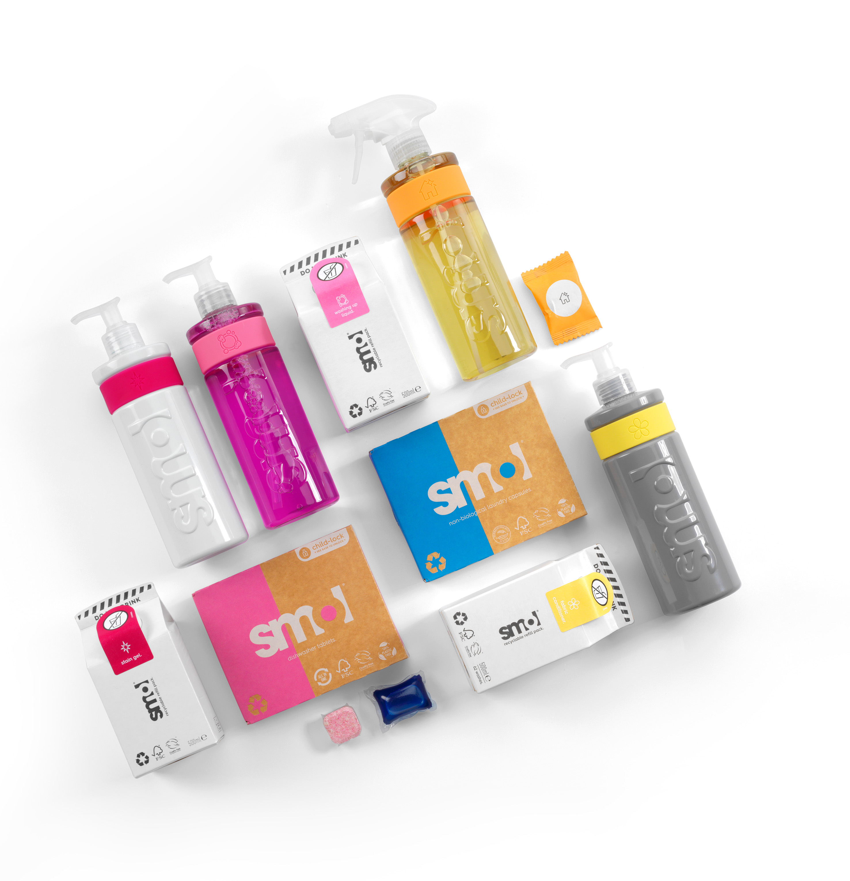 看英國smol如何設計循環包裝，成為永續生活清潔用品的No.1