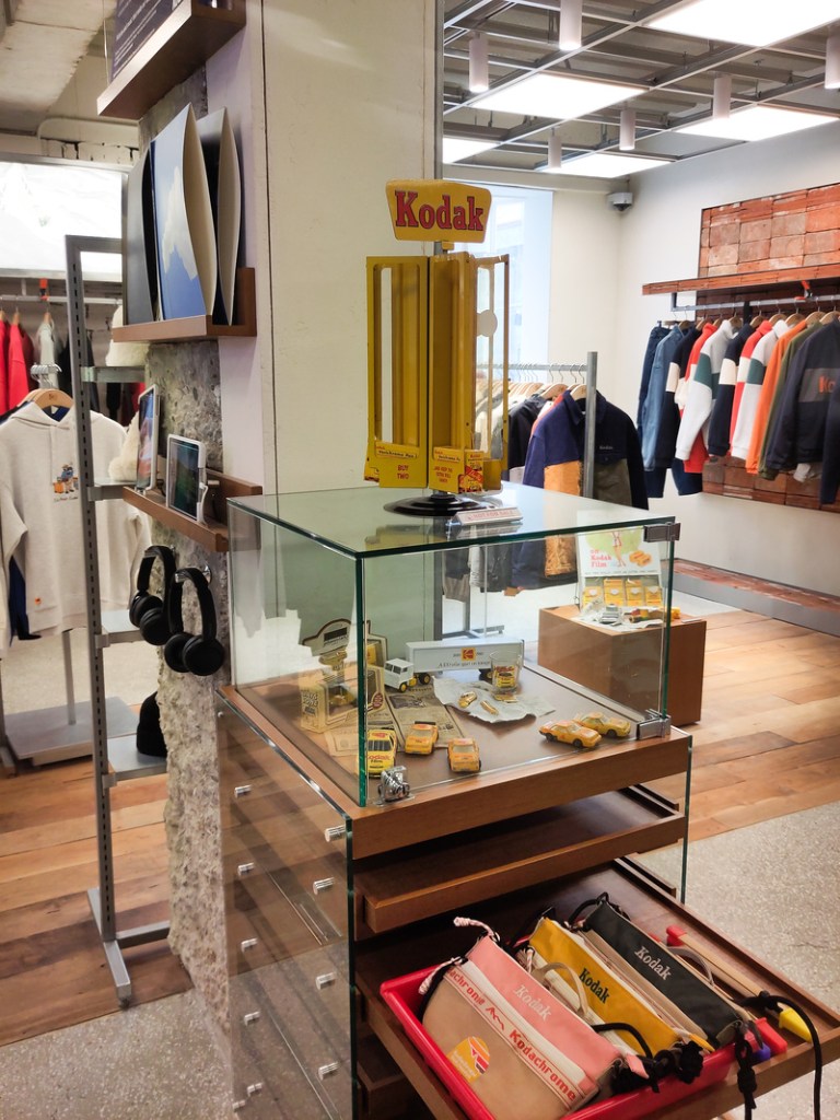 Kodak Apparel 聖水洞店商品展示